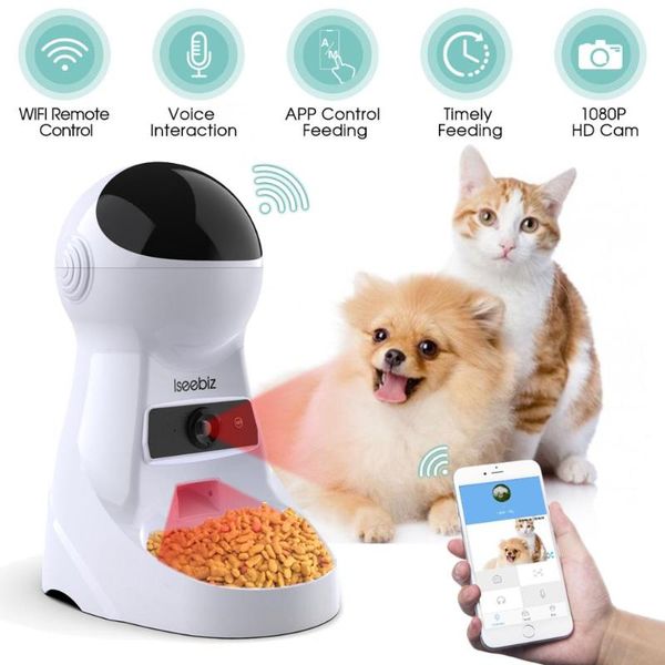 iseebiz 3l pet feeder automatic dog cat dispender smart fooding bowl with camera 6 times per day bowls & feeders
iseebiz 3l pet feeder automatic dog cat dispender smart fooding bowl with camera 6 times per day bowls & feeders