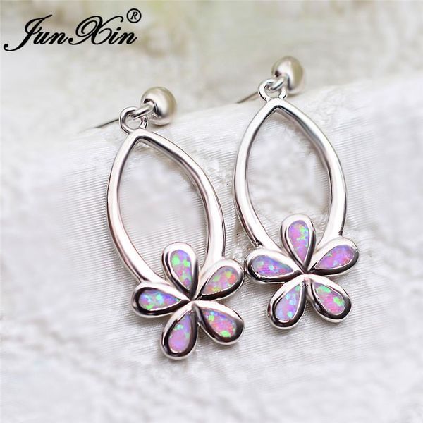 dangle & chandelier white gold cute rainbow flower drop earrings for women blue purple fire opal wedding prom jewelry, Silver
dangle & chandelier white gold cute rainbow flower drop earrings for women blue purple fire opal wedding prom jewelry, Silver