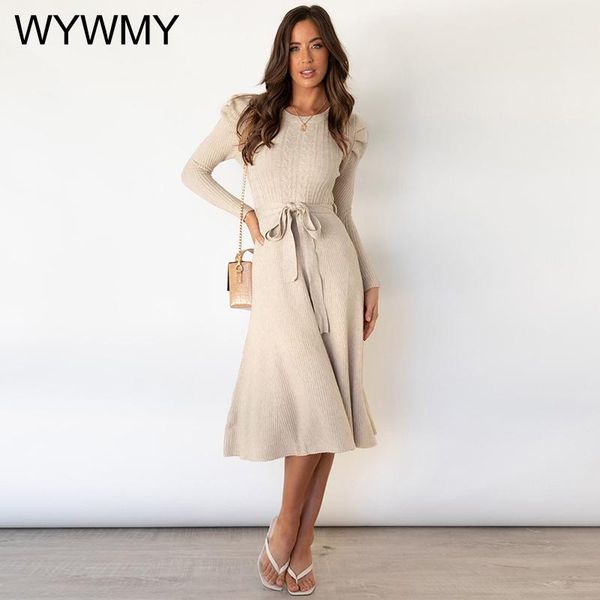 casual dresses wywmy knitted sweater for women autumn winter 2021 o-neck long sleeve a-line solid elegant lady party midi dress, Black;gray
casual dresses wywmy knitted sweater for women autumn winter 2021 o-neck long sleeve a-line solid elegant lady party midi dress, Black;gray