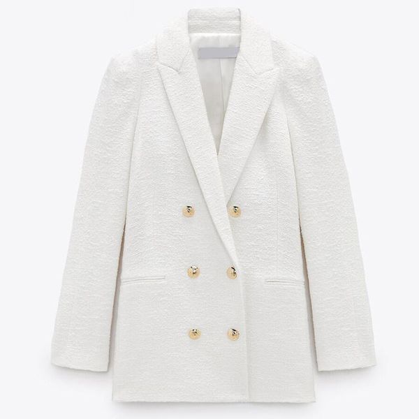 women's suits & blazers fad spring autumn women white pink tweed and jackets chic button office suit coat ladies elegant outwear, White;black
women's suits & blazers fad spring autumn women white pink tweed and jackets chic button office suit coat ladies elegant outwear, White;black