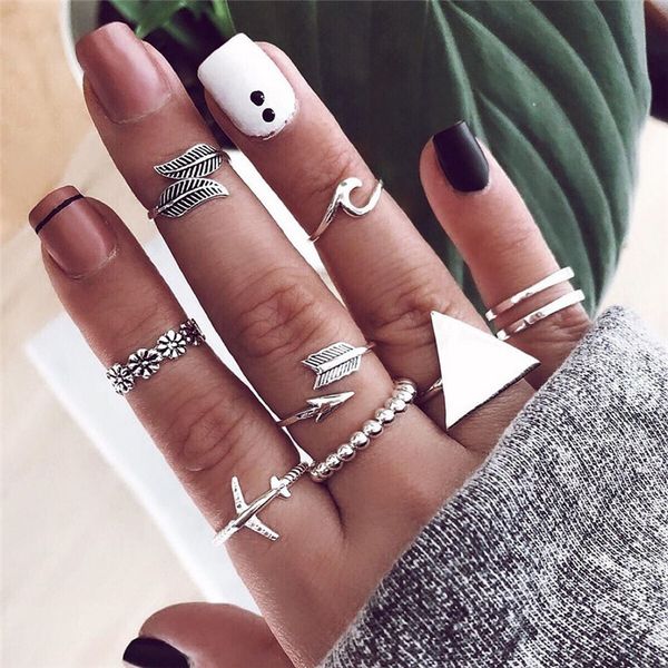 love ring fashion big triangle round geometric s for women vintage plane arrow wave flower leaf joint bohemian set, Slivery;golden
love ring fashion big triangle round geometric s for women vintage plane arrow wave flower leaf joint bohemian set, Slivery;golden