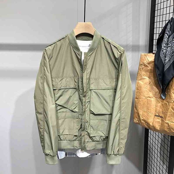 dressmaker 2021 autumn new baseball men's multi pocket korean version handsome flight staff jacket trend, Black
dressmaker 2021 autumn new baseball men's multi pocket korean version handsome flight staff jacket trend, Black
