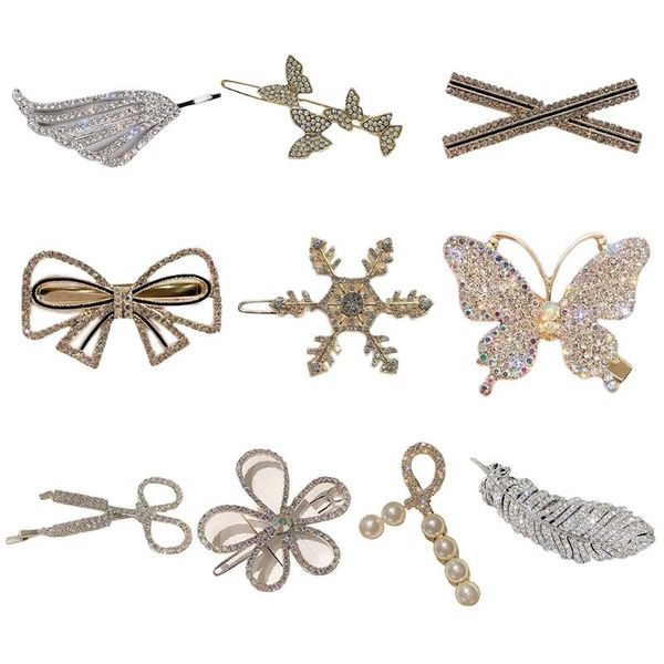 shiny full faux crystal hair clips glitter rhinestone geometric bowknot metal hairpins wedding bridal styling barrettes a20 21 &, Golden;silver
shiny full faux crystal hair clips glitter rhinestone geometric bowknot metal hairpins wedding bridal styling barrettes a20 21 &, Golden;silver