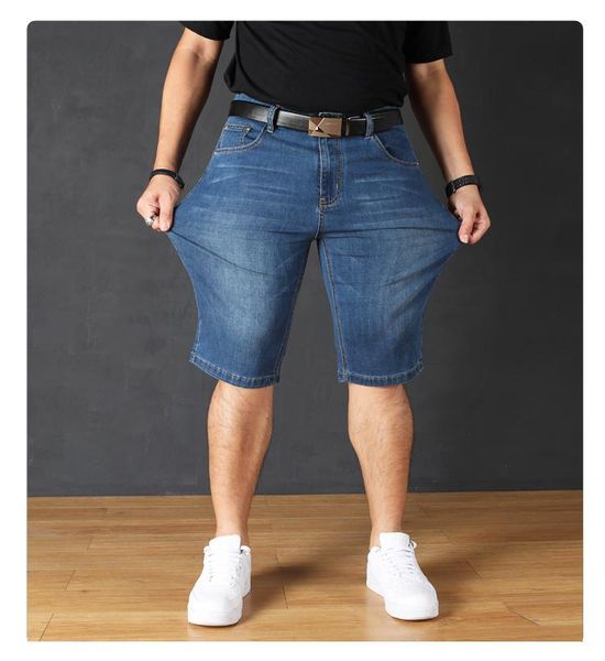 summer fat large denim shorts men's plus size thin section straight loose guy casual five-point pants, Black
summer fat large denim shorts men's plus size thin section straight loose guy casual five-point pants, Black