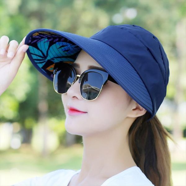 summer sun hat for women adjustable wide brimmed beach uv protection panama cap outdoor sports fishing driving caps, Blue;gray
summer sun hat for women adjustable wide brimmed beach uv protection panama cap outdoor sports fishing driving caps, Blue;gray