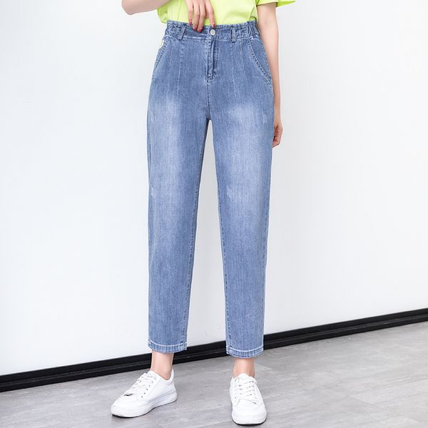 capri harlan female korean style loose capri daddy high-waisted pants big-size cropped slimming denim light blue jeans, Black;white
capri harlan female korean style loose capri daddy high-waisted pants big-size cropped slimming denim light blue jeans, Black;white