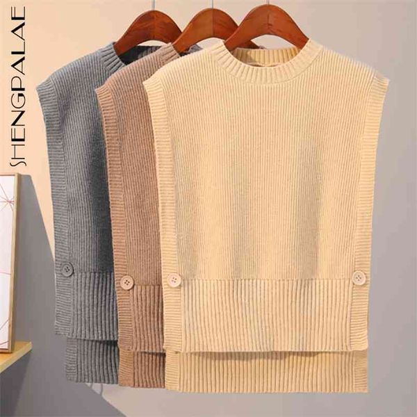 minimalist irregular waistcoat women's spring round neck button wide open side knitted pullover vest 5b658 210427, Black;white
minimalist irregular waistcoat women's spring round neck button wide open side knitted pullover vest 5b658 210427, Black;white