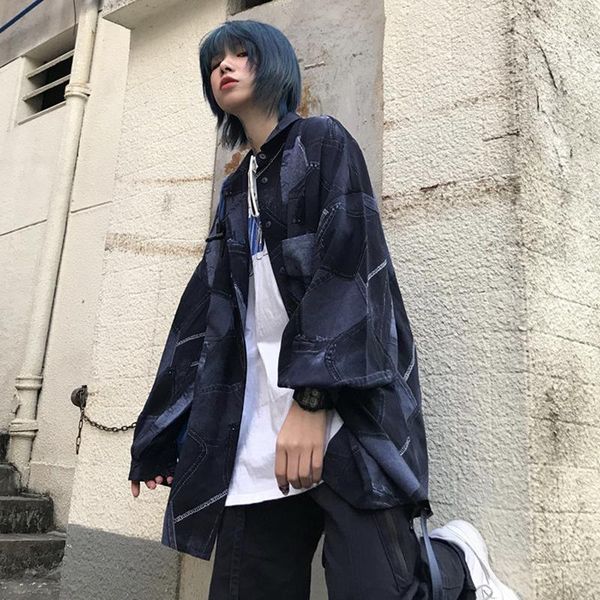 women's jackets mid-length coat women 2021 spring and autumn korean harajuku style retro loose long sleeve shirt top, Black;brown
women's jackets mid-length coat women 2021 spring and autumn korean harajuku style retro loose long sleeve shirt top, Black;brown