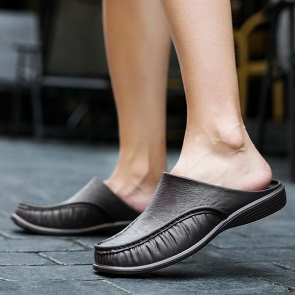 slippers fashion shoes men beach outdoor casual walking flops summer driving male soft, Black
slippers fashion shoes men beach outdoor casual walking flops summer driving male soft, Black