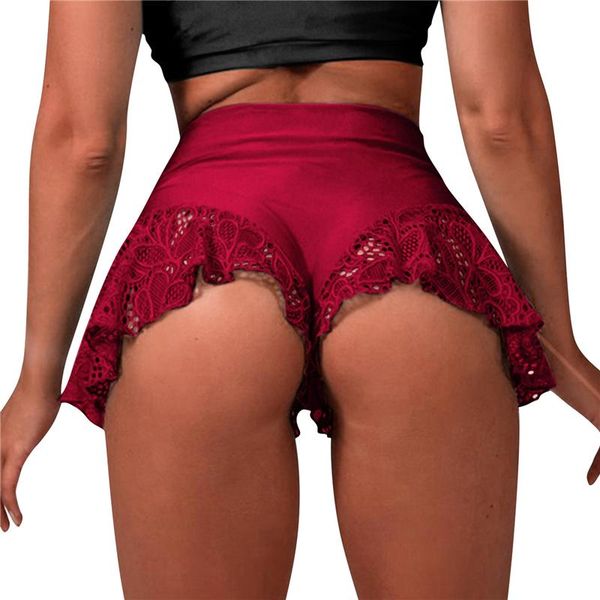 women's shorts high waist dance lace solid color ruffle mini tight bottom summer mature clothes, White;black
women's shorts high waist dance lace solid color ruffle mini tight bottom summer mature clothes, White;black