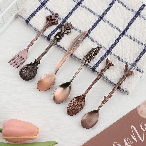 spoons 6pcs kitchen tool fruit mini coffee teaspoon royal style spoon dessert fork carved vintage
spoons 6pcs kitchen tool fruit mini coffee teaspoon royal style spoon dessert fork carved vintage