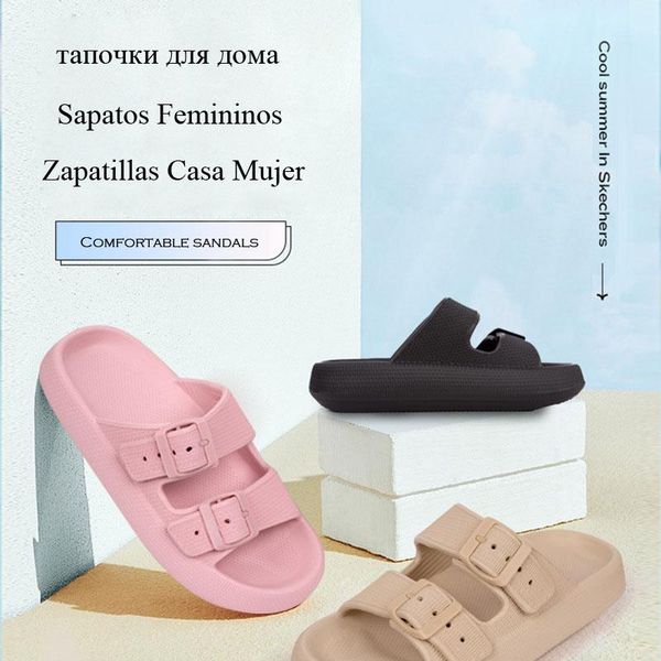 slippers women's summer platform sandals zapatos femenino ladies eva lightweight beach shoes indoor bathroom anti-slip, Black
slippers women's summer platform sandals zapatos femenino ladies eva lightweight beach shoes indoor bathroom anti-slip, Black