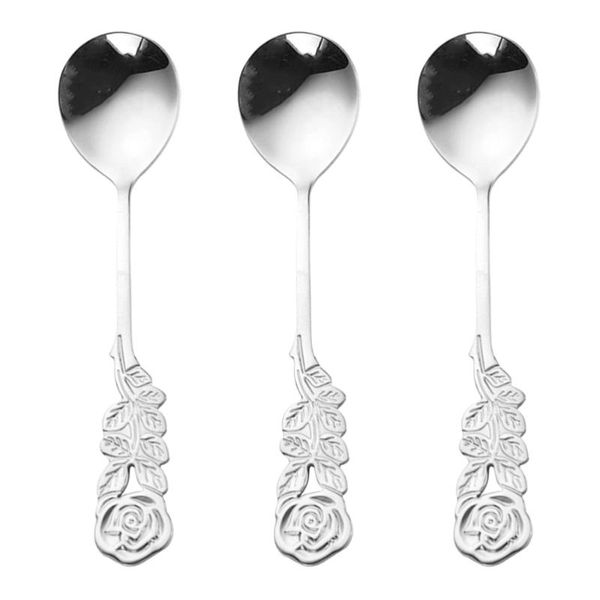 spoons 3pcs stainless steel mini coffee spoon dessert cake mirror surface for home (silver)
spoons 3pcs stainless steel mini coffee spoon dessert cake mirror surface for home (silver)