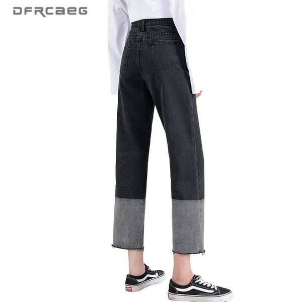 women's jeans patchwork high waist summer woman vintage 2021 casual loose ladies ankle-length denim straight pants femme, Blue
women's jeans patchwork high waist summer woman vintage 2021 casual loose ladies ankle-length denim straight pants femme, Blue