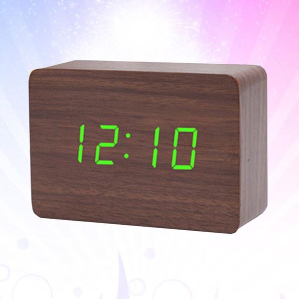 other clocks & accessories creative luminous wooden clock voice control led desk household without battery (brown)
other clocks & accessories creative luminous wooden clock voice control led desk household without battery (brown)
