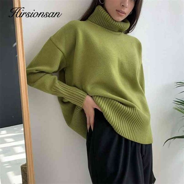 hirsionsan turtle neck cashmere winter sweater women elegant thick warm female knitted pullover loose basic knitwear jumper 210917, White;black
hirsionsan turtle neck cashmere winter sweater women elegant thick warm female knitted pullover loose basic knitwear jumper 210917, White;black