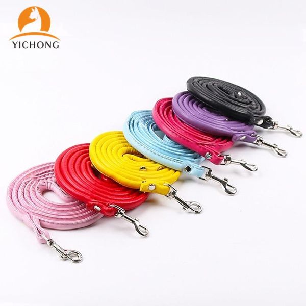 soft leather puppy dog leash for walking and training 120*1.0cm pu small cat yc072 collars & leashes
soft leather puppy dog leash for walking and training 120*1.0cm pu small cat yc072 collars & leashes
