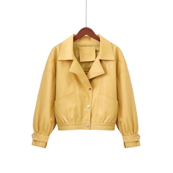 women's jackets 2021 spring autumn jacket womens single-breasted long sleeve rainproof casual artificial leather female costume outwea, Black;brown
women's jackets 2021 spring autumn jacket womens single-breasted long sleeve rainproof casual artificial leather female costume outwea, Black;brown