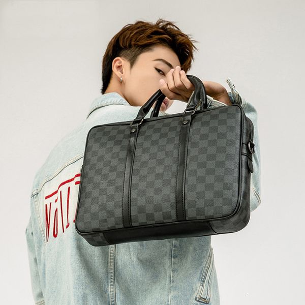 briefcase men's handbag fashion trend 2021 business lattice bag single shoulder diagonal straddle work
briefcase men's handbag fashion trend 2021 business lattice bag single shoulder diagonal straddle work