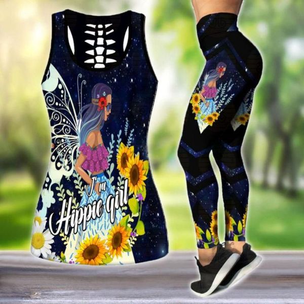women's leggings 3d printed yoga set for women colorful premium i'm hippie girl tank + legging hollow retro suit fitness soft, Black
women's leggings 3d printed yoga set for women colorful premium i'm hippie girl tank + legging hollow retro suit fitness soft, Black