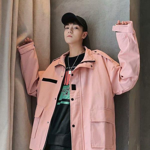spring autumn big pocket tooling jacket men's korean fashion loose casual harajuku streetwear bomber men jackets, Black;brown
spring autumn big pocket tooling jacket men's korean fashion loose casual harajuku streetwear bomber men jackets, Black;brown