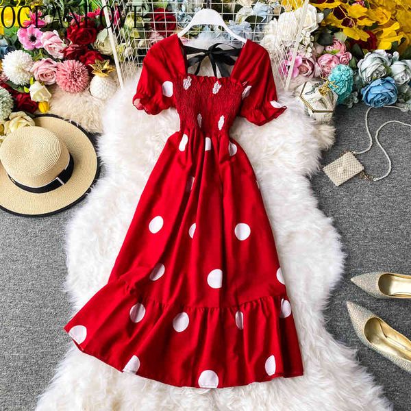 bow summer dress dot bandage high waist elegant women dresses chiffon a-line vestidos korean robe femme 16621 210415, Black;gray
bow summer dress dot bandage high waist elegant women dresses chiffon a-line vestidos korean robe femme 16621 210415, Black;gray