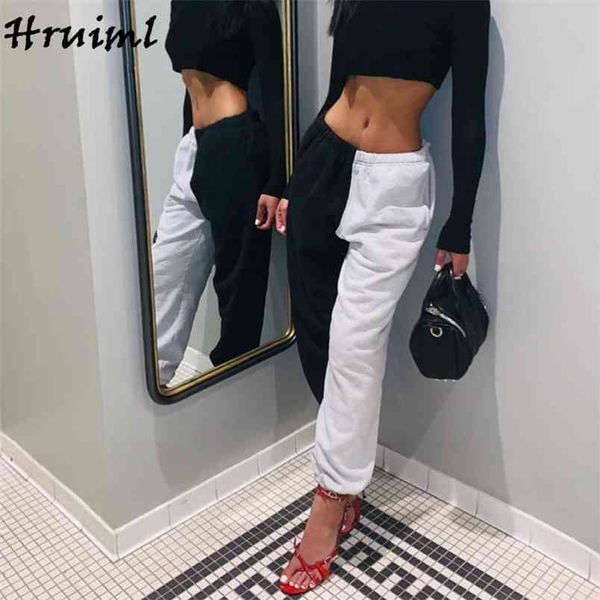 sweatpants women slim color matching trousers elastic waist fashion casual sale loose elegant bottoms pants 210513, Black;white
sweatpants women slim color matching trousers elastic waist fashion casual sale loose elegant bottoms pants 210513, Black;white