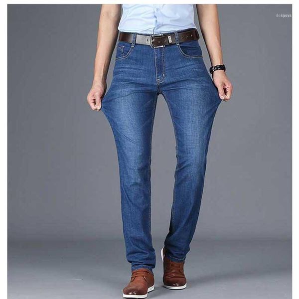 spring men's jeans summer thin section business stretch slim straight youth solid color washed blue1, Blue
spring men's jeans summer thin section business stretch slim straight youth solid color washed blue1, Blue