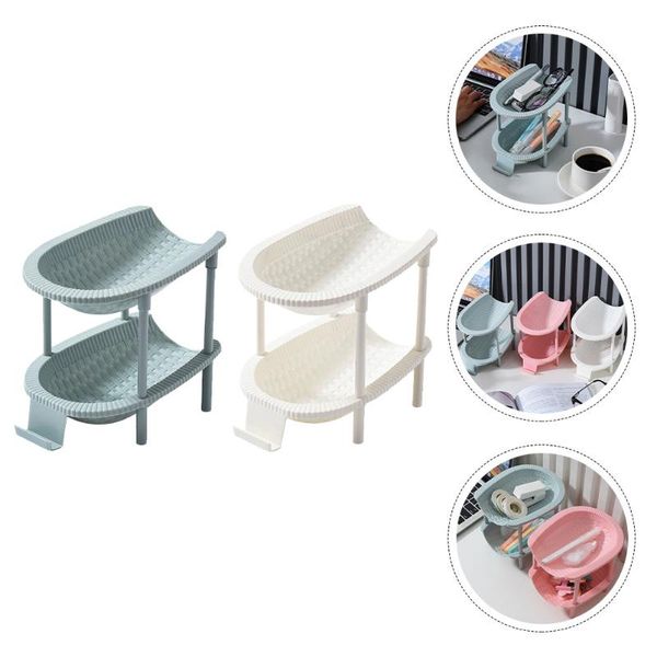 hooks & rails 2pcs double-layer organizers sundries holders durable shelves girl gifts
hooks & rails 2pcs double-layer organizers sundries holders durable shelves girl gifts