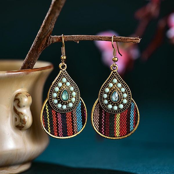 dangle & chandelier ethnic water drop earrings for women kolczyki thailand bohemia fabric woven rhinestone ladies earring gypsy retro, Silver
dangle & chandelier ethnic water drop earrings for women kolczyki thailand bohemia fabric woven rhinestone ladies earring gypsy retro, Silver