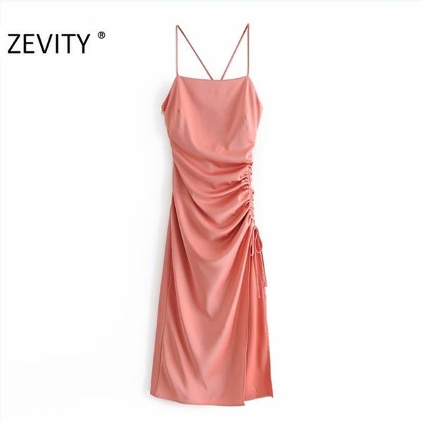 women solid spaghetti strap side pleated drawstring midi dress ladies chic party clothing evening vestido ds4545 210420, Black;gray
women solid spaghetti strap side pleated drawstring midi dress ladies chic party clothing evening vestido ds4545 210420, Black;gray