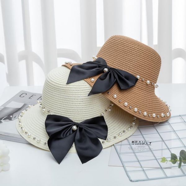 wide brim hats baseball cap summer korean version straw woven pearl bowknot beach women's outdoor female fashion shade hat, Blue;gray
wide brim hats baseball cap summer korean version straw woven pearl bowknot beach women's outdoor female fashion shade hat, Blue;gray