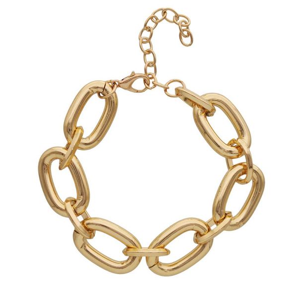link, chain ladies fashion bracelet aluminum alloy adjustable bangle party jewelry, Black
link, chain ladies fashion bracelet aluminum alloy adjustable bangle party jewelry, Black