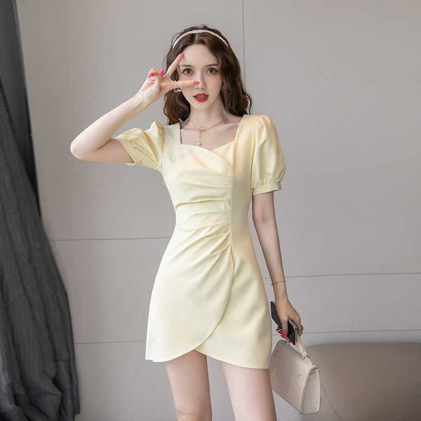 summer women dresses fashionable draped high waist solid color irregular short dress 210529, Black;gray
summer women dresses fashionable draped high waist solid color irregular short dress 210529, Black;gray