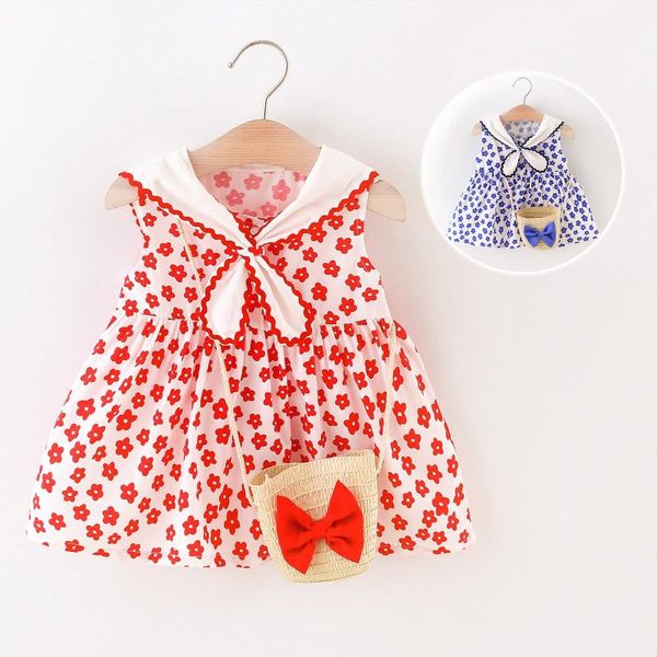 clothing sets baby girl clothes set toddler girls sleeveless floral printed bowknot princess dress+bag summer bebes, White
clothing sets baby girl clothes set toddler girls sleeveless floral printed bowknot princess dress+bag summer bebes, White