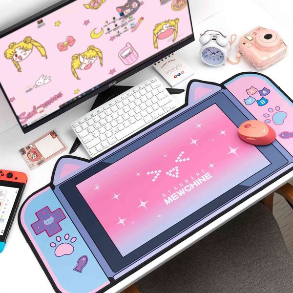 cute large game mouse pad keyboard mat cartoon cute cat ears thickened e-sports non-slip table mat deskmouse pad gamer razer
cute large game mouse pad keyboard mat cartoon cute cat ears thickened e-sports non-slip table mat deskmouse pad gamer razer