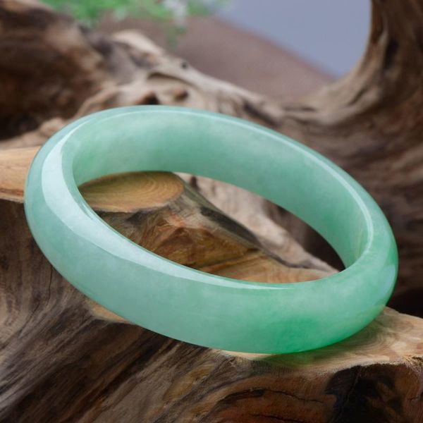 other bracelets zheru jewelry natural burmese jade light green 54mm-62mm bracelet elegant princess send mother to girlfriend, Golden;silver
other bracelets zheru jewelry natural burmese jade light green 54mm-62mm bracelet elegant princess send mother to girlfriend, Golden;silver