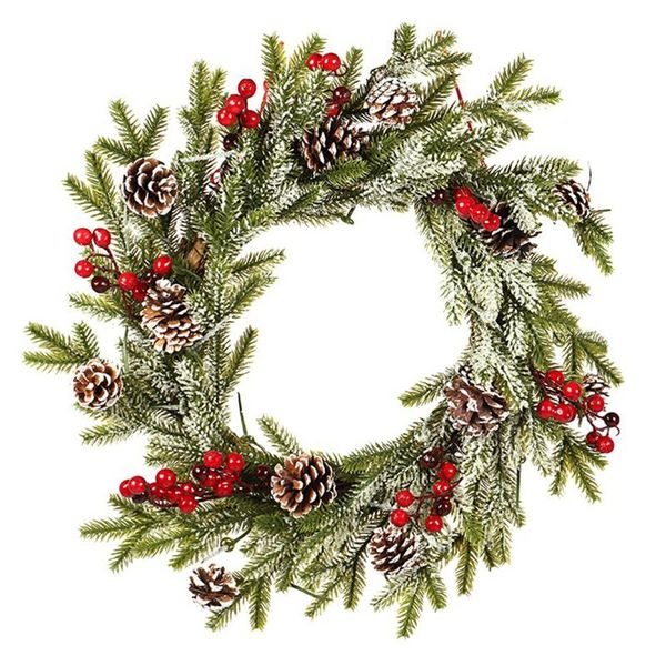 inch christmas door wreath - unique white pinecone red fruit frosted flocking pendant decor for front door, window decorative flowers & wrea
inch christmas door wreath - unique white pinecone red fruit frosted flocking pendant decor for front door, window decorative flowers & wrea