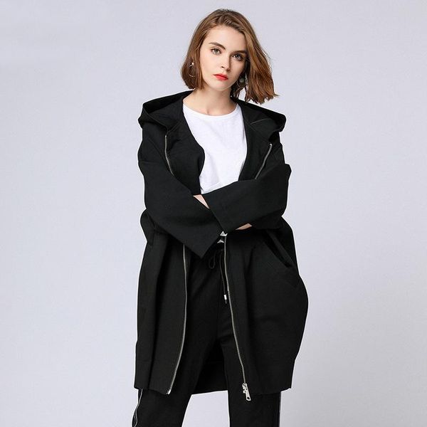 women's trench coats autumn women mid-long hooded coat oblique pockets windproof letters and numbers printing outerwear size xl-4xl bla, Tan;black
women's trench coats autumn women mid-long hooded coat oblique pockets windproof letters and numbers printing outerwear size xl-4xl bla, Tan;black