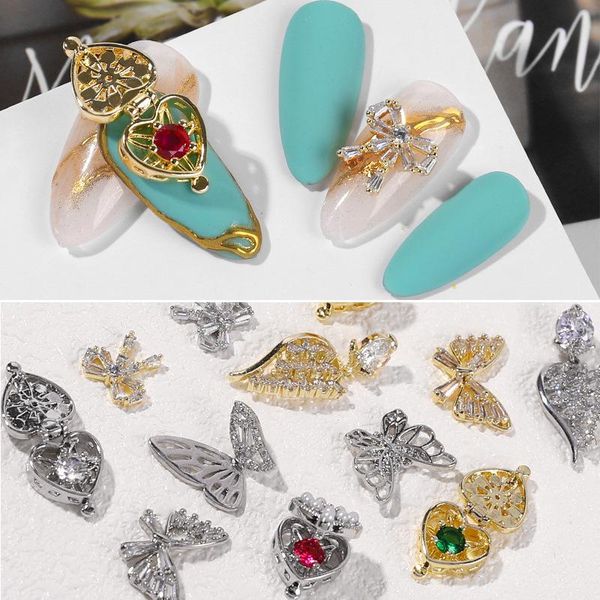 10pcs 3d butterfly nail art crystal rhinestones charms bowknot love wing nails rivet jewelry decoration zircon mixed diamond decorations, Silver;gold
10pcs 3d butterfly nail art crystal rhinestones charms bowknot love wing nails rivet jewelry decoration zircon mixed diamond decorations, Silver;gold