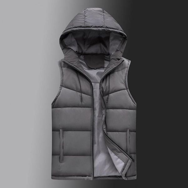 men's vests windproof zipper closure solid color men sleeveless jacket for hunting, Black;white
men's vests windproof zipper closure solid color men sleeveless jacket for hunting, Black;white
