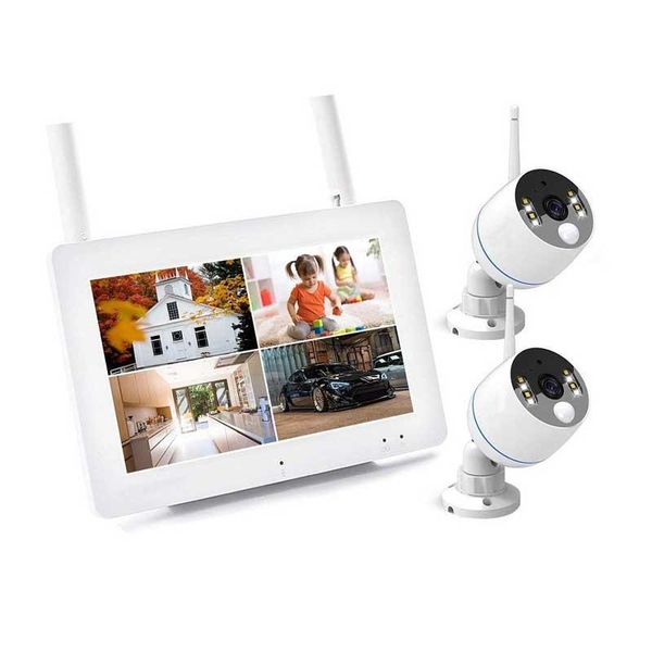 2.0mp wifi ip camera 2/4ch 7 inch screen lcd nvr kit 1080p waterproof wireless indoor cctv with two way audio pir alarm cameras
2.0mp wifi ip camera 2/4ch 7 inch screen lcd nvr kit 1080p waterproof wireless indoor cctv with two way audio pir alarm cameras