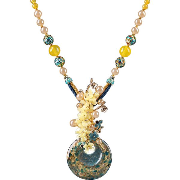 xianlan365 female long sweater chain joker high-grade glass pendant pendant necklace pendant accessories qiu dong ethical wind orn, Silver
xianlan365 female long sweater chain joker high-grade glass pendant pendant necklace pendant accessories qiu dong ethical wind orn, Silver