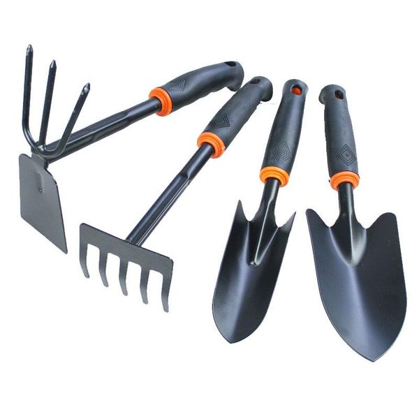 spade & shovel household five-tooth rake large small anti-skid handle gardening four-piece garden planting portable tool
spade & shovel household five-tooth rake large small anti-skid handle gardening four-piece garden planting portable tool