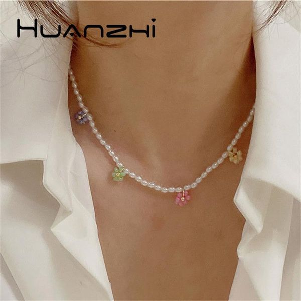 chokers huanzhi 2021 korean simple colorful flowers sweet and romantic pearl necklace beaded choker for women girls summer party jewelry, Golden;silver
chokers huanzhi 2021 korean simple colorful flowers sweet and romantic pearl necklace beaded choker for women girls summer party jewelry, Golden;silver