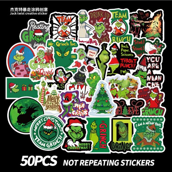 50 pcs christmas geek graffiti waterproof skateboard travel suitcase phone lapluggage stickers cute kids girl toys
50 pcs christmas geek graffiti waterproof skateboard travel suitcase phone lapluggage stickers cute kids girl toys