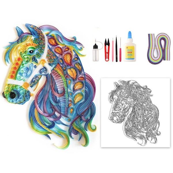 other arts and crafts 3 design diy horse paper painting craft strips 3d art set slotted pen template tweezer quilling tool ki
other arts and crafts 3 design diy horse paper painting craft strips 3d art set slotted pen template tweezer quilling tool ki