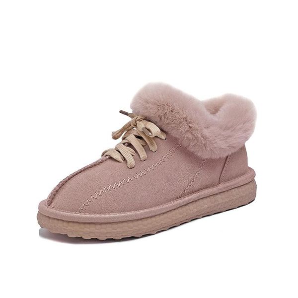 boots 2021 winter leather wool frosted ladies plus velvet thick snow cotton shoes non-slip wear-resistant warmth pink, Black
boots 2021 winter leather wool frosted ladies plus velvet thick snow cotton shoes non-slip wear-resistant warmth pink, Black