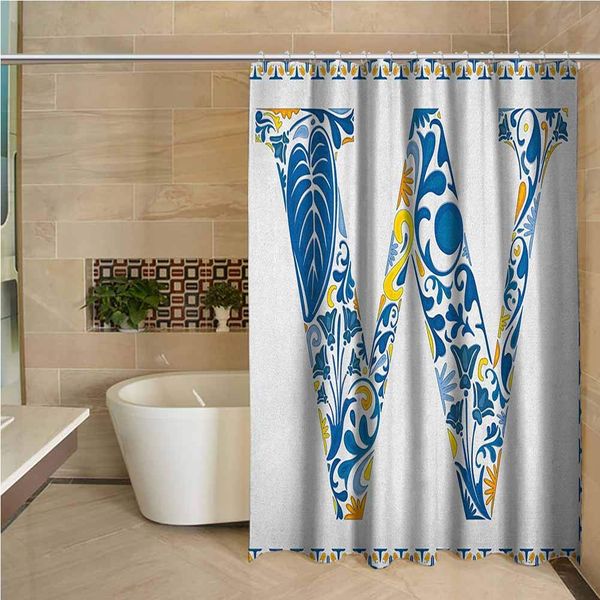 letter w waterproof shower curtain bathroom deco 49x86 inch floral arrangement with alphabet abstract shapes portuguese inspired
letter w waterproof shower curtain bathroom deco 49x86 inch floral arrangement with alphabet abstract shapes portuguese inspired