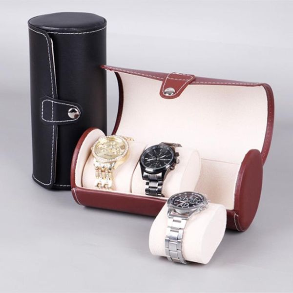storage bags 2021 3 slots pu leather watch box display portable vintage organizer holder for watches accessory
storage bags 2021 3 slots pu leather watch box display portable vintage organizer holder for watches accessory